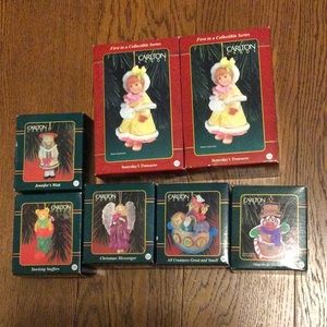 Bundle of 7 Carlton Cards ornaments